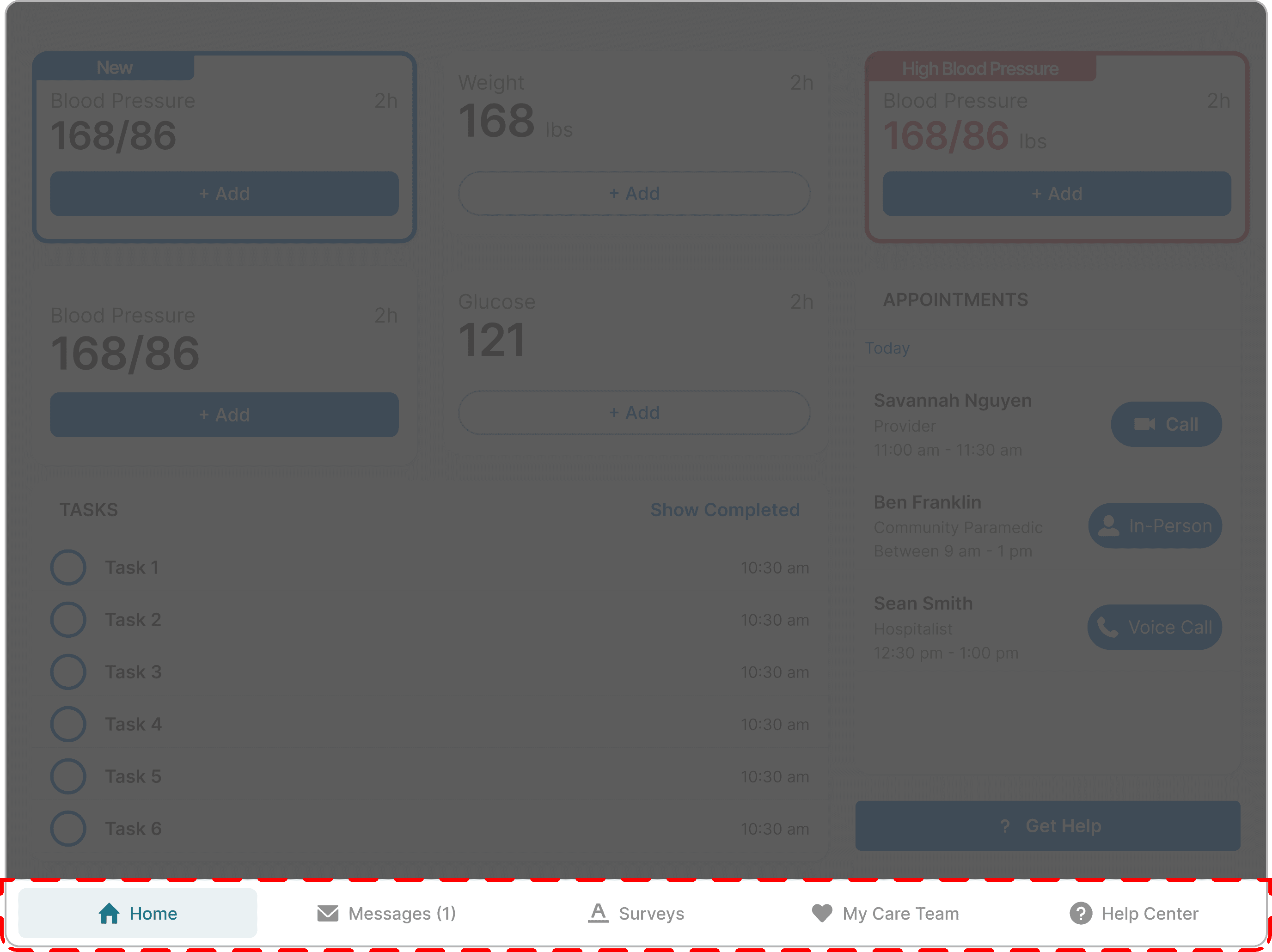 Bottom Nav — Tested